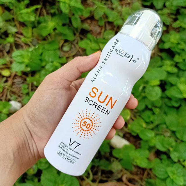 V7 sunscreen spray spf 50