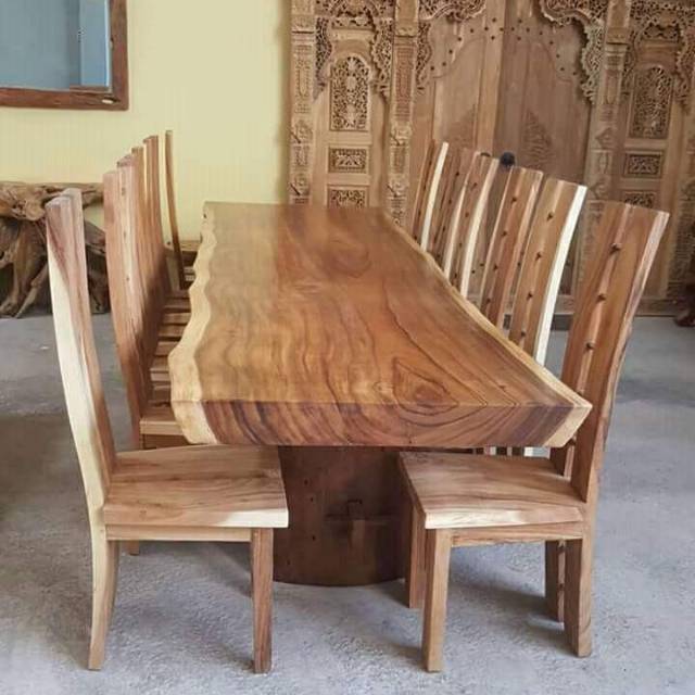 Kursi makan minimalis perlengkapan rumah