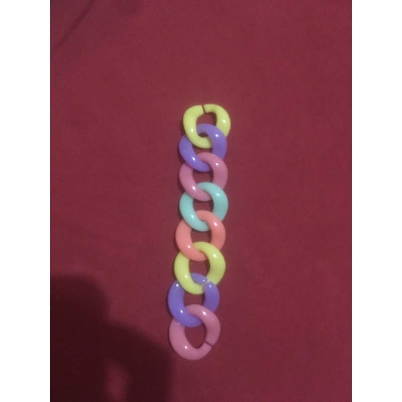 

Rantai Strap Pastel warna soft isi 100 buah