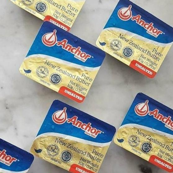 

2.2 Terlaris ANCHOR BUTTER UNSALTED(UB) - SALTED BUTTER 10PCS KEMASAN @7GR HALAL MUI | TERPOPULER | VIRAL | TIKTOK