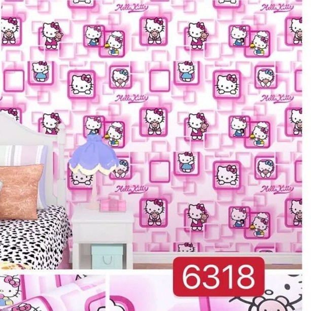 Wallpaper Dinding Hello Kitty 3d Image Num 91
