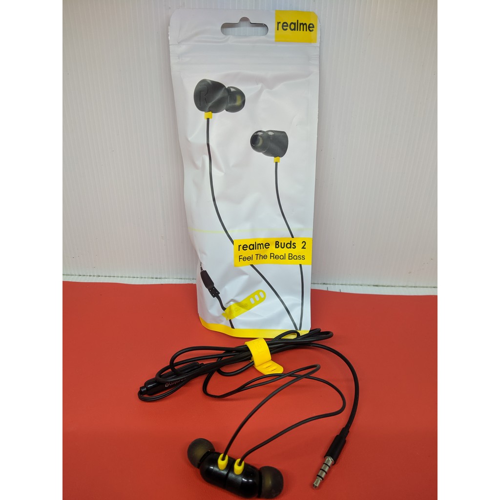 headset / handsfree handsfree earphone original realme buds 2 magnet
