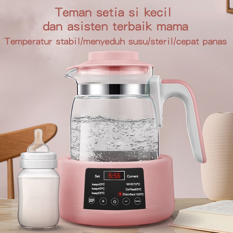 Elektronik HRHWH01PK Multifungsi Teko Kettel Electrik/Pemanas Air Elektrik/Smart Kettle