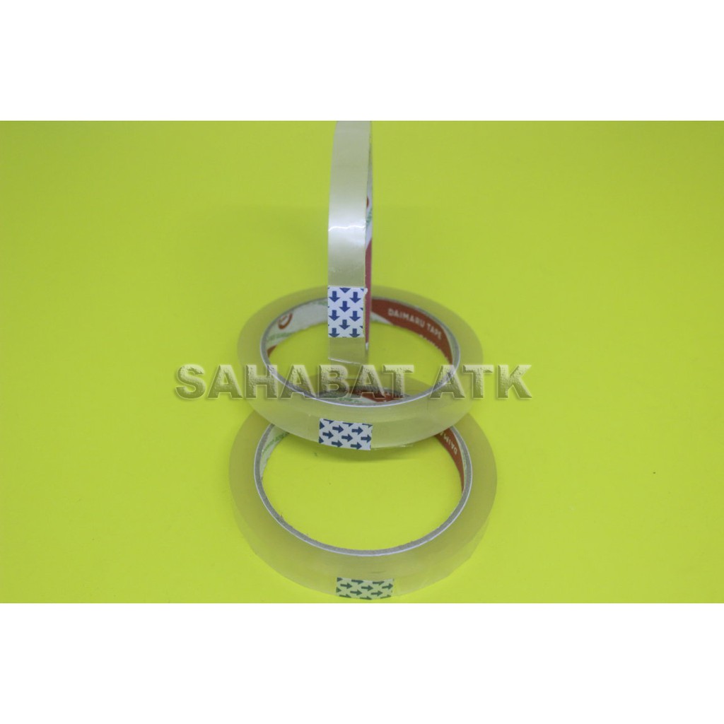 

Daimaru Selotape 1/2 inch ( 12 mm ) Goldtape Selotape Nanko Selotape Perslop isi 12