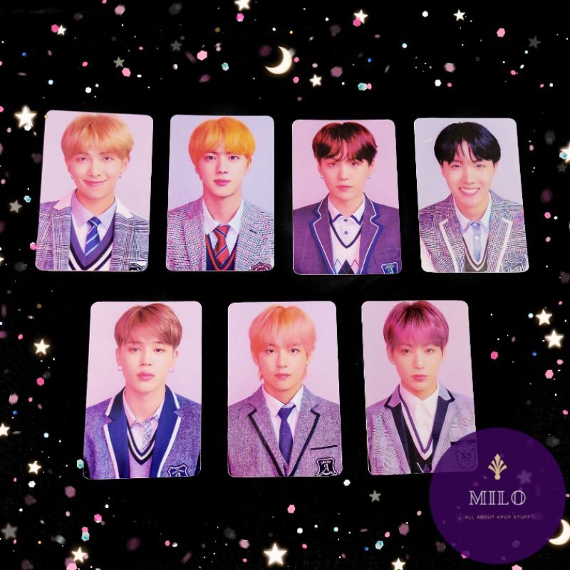 BTS PHOTOCARD ALBUM LY ANSWER L Jungkook Taehyung Jimin jhope Suga jin rm