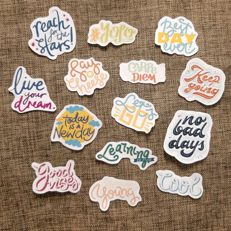 

Sticker tumblr | sticker pack - sticker text | Sticker murah - Sticker glossy