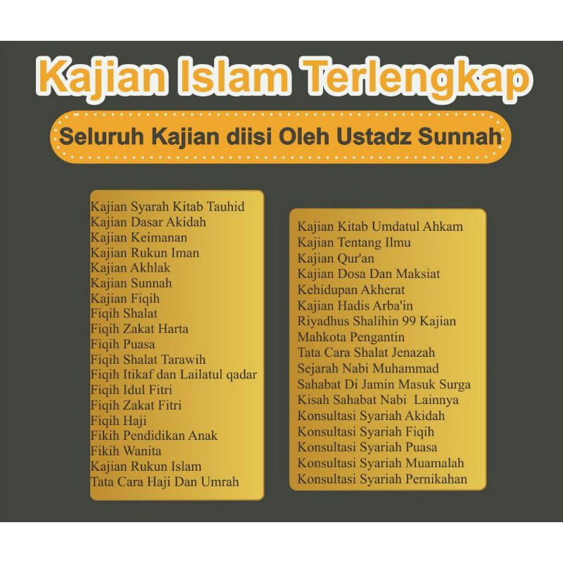 speaker edisi kajian sunnah