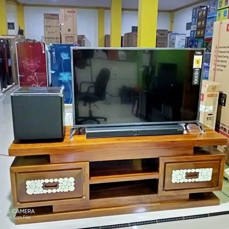 Jual Bufet Tv Minimalis Jati Meja Tv Kayu Jati Furniture Jepara