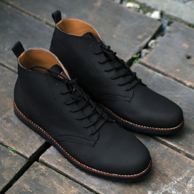 ELEANOR BLACK |ManNeedMe x FSTP| Sepatu Pantofel Pria Boots Formal ORI