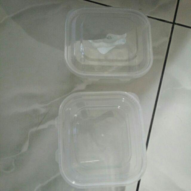 Waka Thinwall Op1413 / Kotak Makan Transparan Tutup Tersambung [500 Ml]