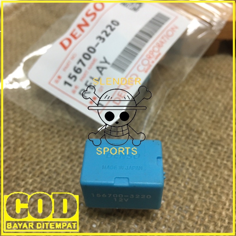RELAY DENSO 12V KAKI 4 - RELAY DENSO 12V K4