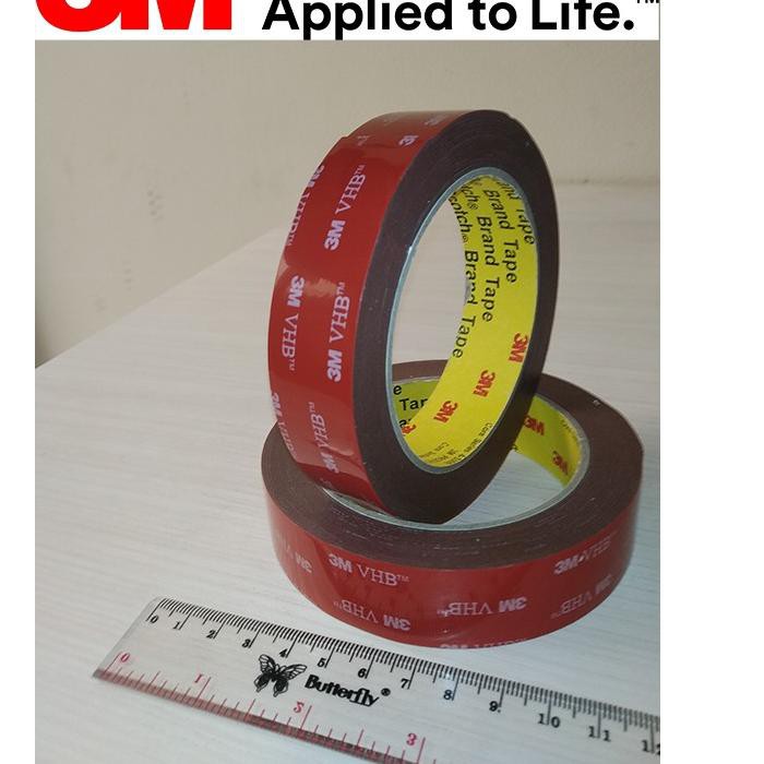 

Dijual Murah !!! DOUBLE TAPE 3M VHB 24MM X 4,5M ,,,,