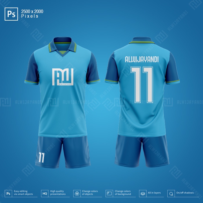 MOCKUP JERSEY FULLKIT V POLO - RESOLUSI 2500x2000 Pixels
