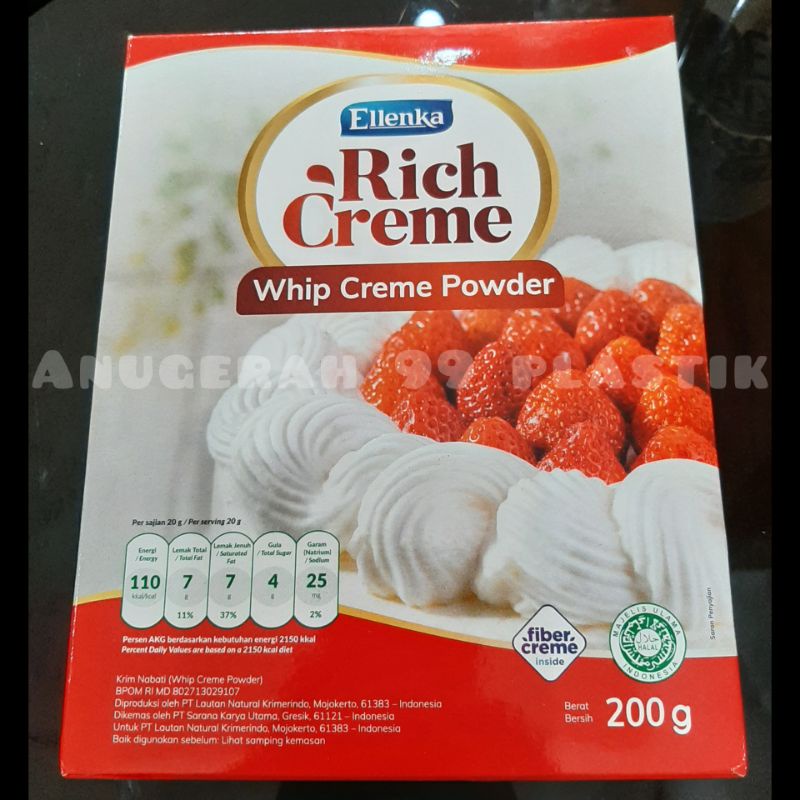 

Whip Cream Powder/bubuk 200gr