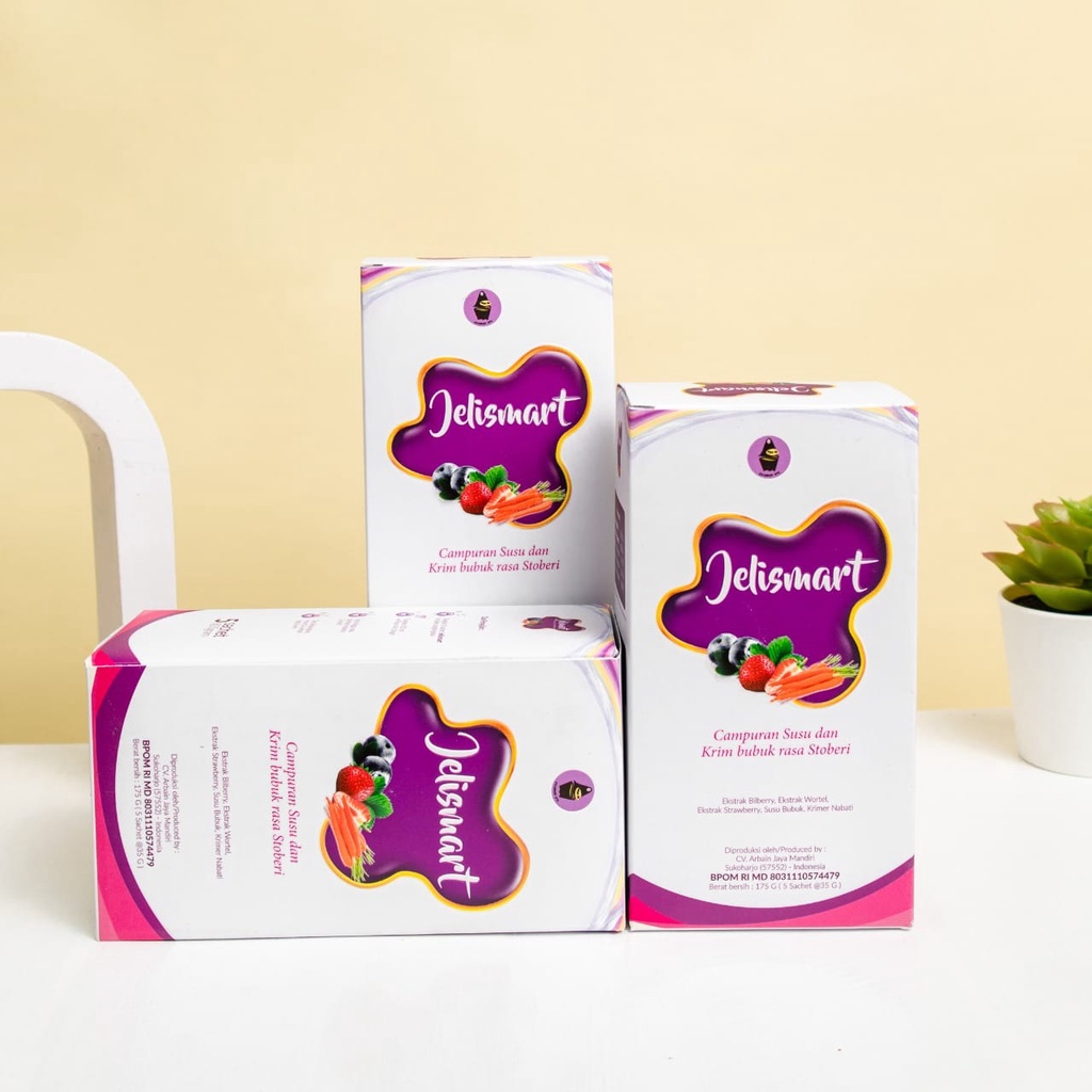 Jelismart Mbah Uti Nutrisi Mata Vitamin Strawberry Jellismart Jellysmart