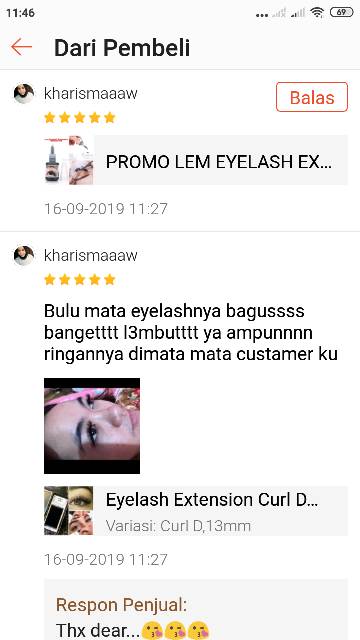 Eyelash Extension Curl D Graftingeyelash / Bulu Mata Tanam Curl D