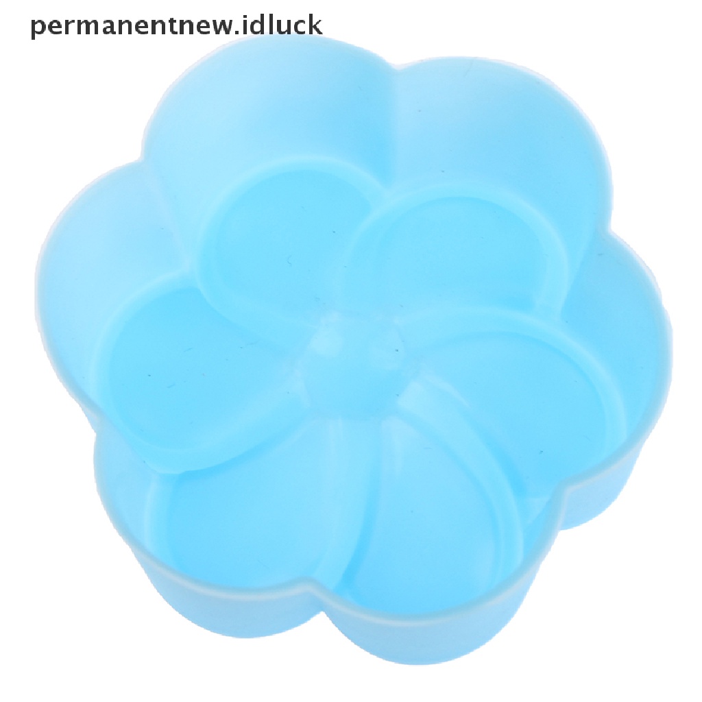 6 Pcs / Set Cetakan Kue Bentuk Segitiga Warna Ungu Emas Bahan Silikon Untuk Dekorasi