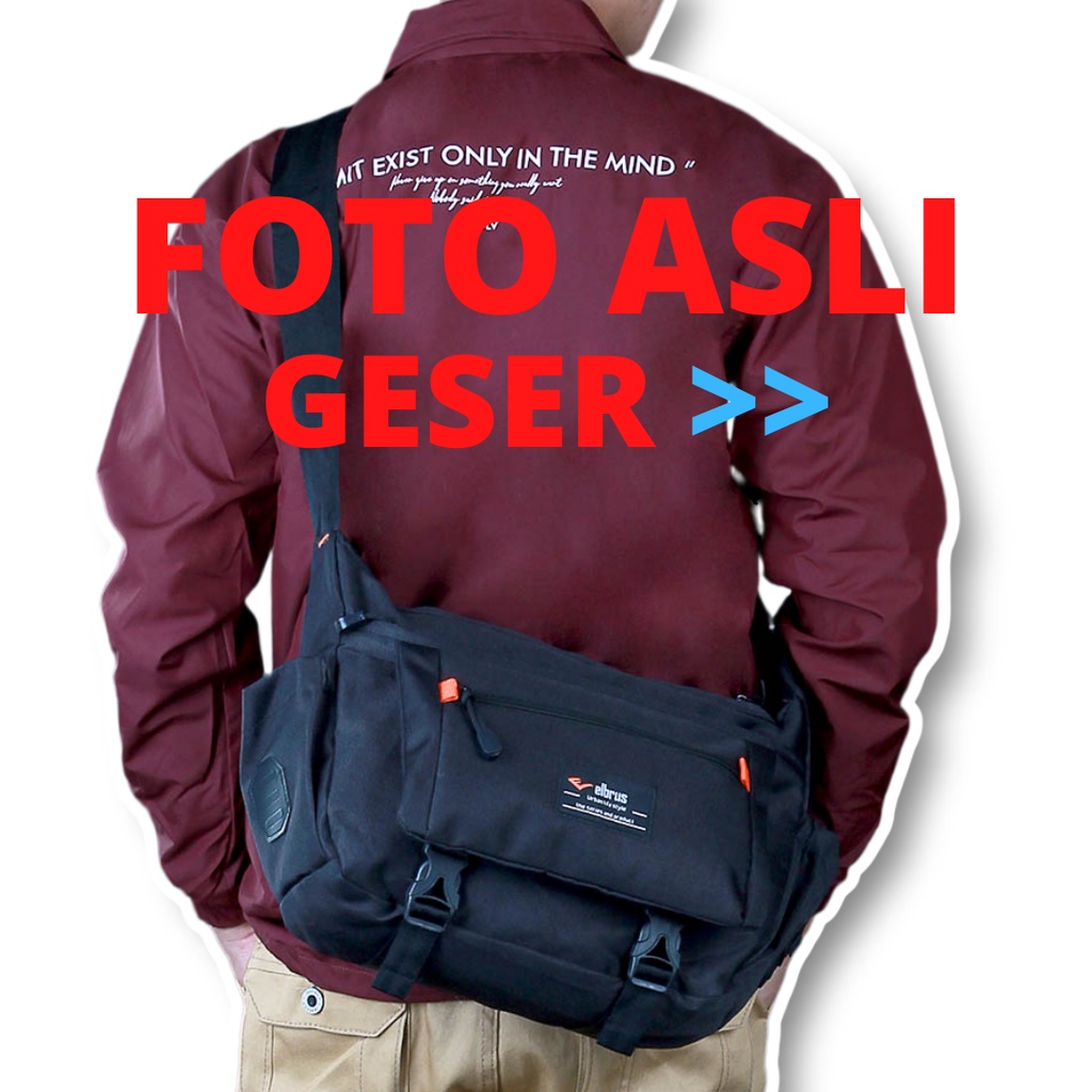 [157] NEW ARRIVAL 2022 Tas Selempang Pria Besar Model Terbaru Original Distro Tas Slempang Waisbag S