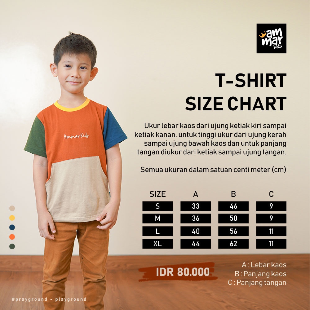 Kaos Anak Laki Laki Lengan Pendek AmmarKids Bumi Series  3 12 Tahun Baju Harian Anak Laki Laki 2 Tahun 3 Tahun 6 Tahun 8 Tahun Umur 10 Tahun Distro Murah