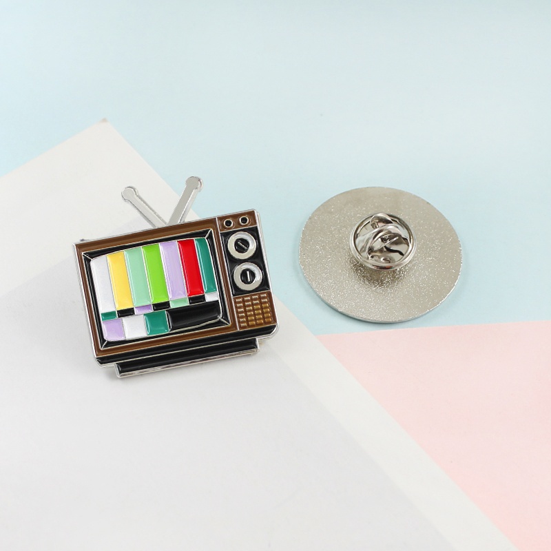 Bros Pin Enamel Desain Pelangi Tv Show Gaya Retro Untuk Hadiah Teman