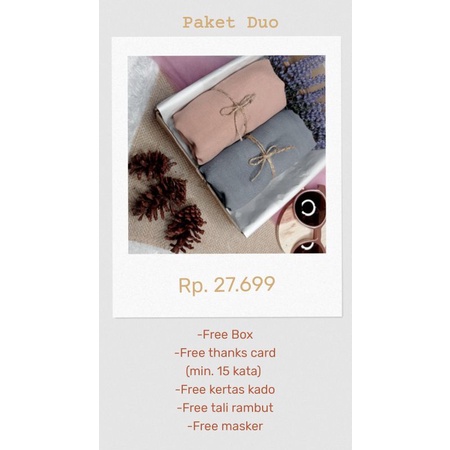 

Gift box FREE KERTAS KADO/Gift box hijab/kado istimewa/nikah/ultah/wisuda