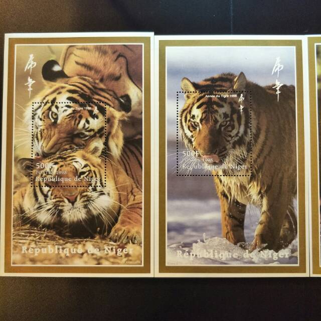 

1 Set Perangko Harimau Republik Niger - 1998 - Prangko Koleksi