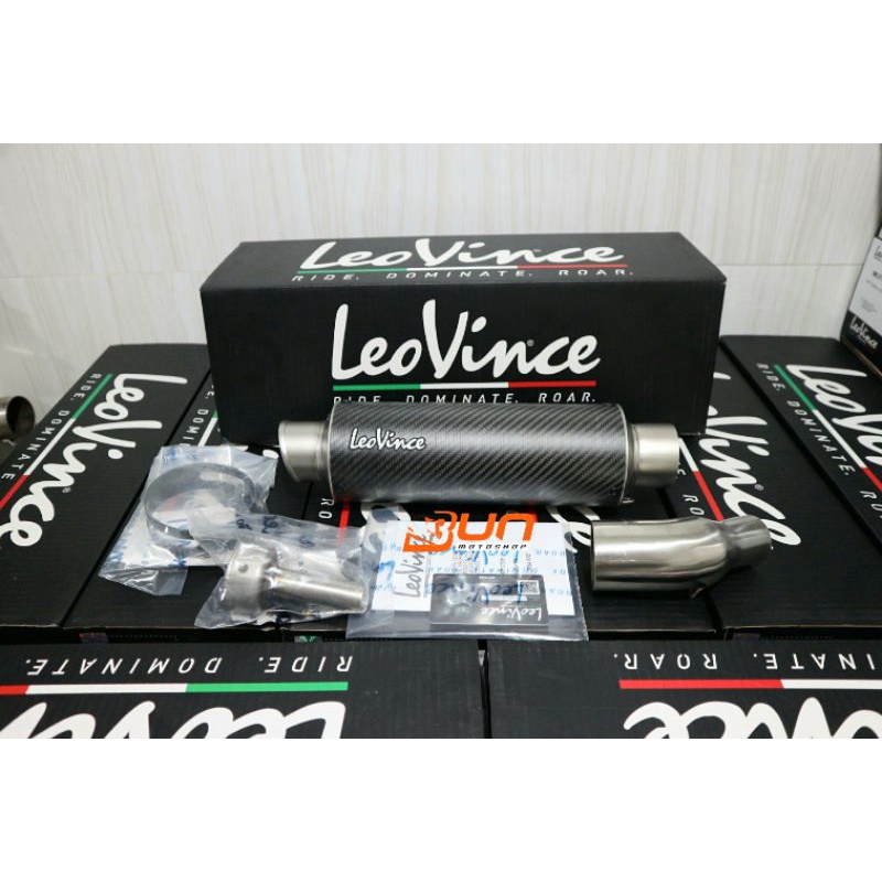 Leovince GP CORSA CARBON MATTE Original Slip On NINJA 250FI OLD Z250