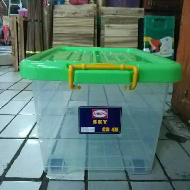 Box container shinpo CB 45 sky 111  kotak penyimpanan roda via gojek serang Cilegon pandeglang