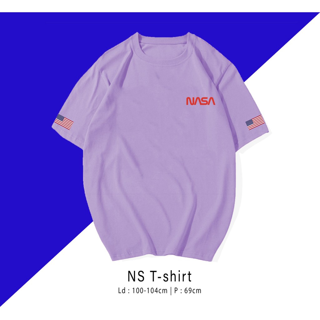 NASA / HVS COLLECTION BAJU KAOS KATUN WANITA/ PRIA UNISEX LENGAN PENDEK / TUMBLR TEE