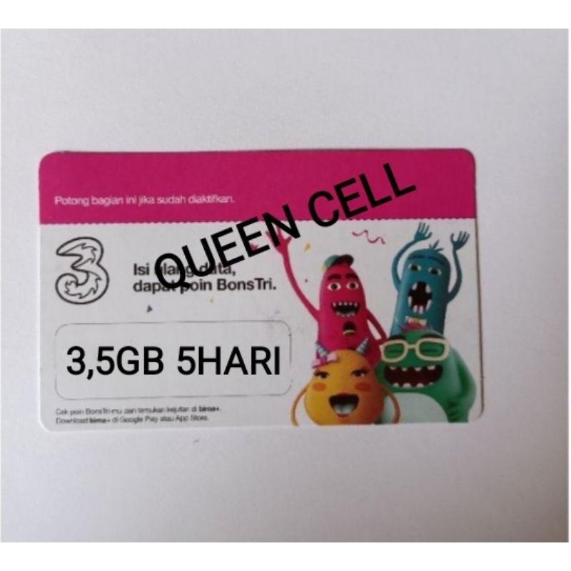 VOUCHER TRI 3,5GB 5HARI
