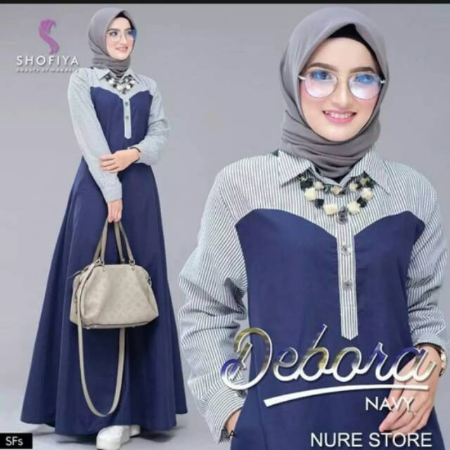 Baju gamis debora maxy-1