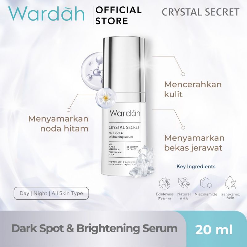 Wardah Crystal Secret Dark Spot &amp; Brightening Serum 20ml