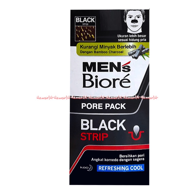 Mens Biore Pore Pack Biore Men untuk Pori-pori Komedo Hidung Pria Laki-laki Men's Biore