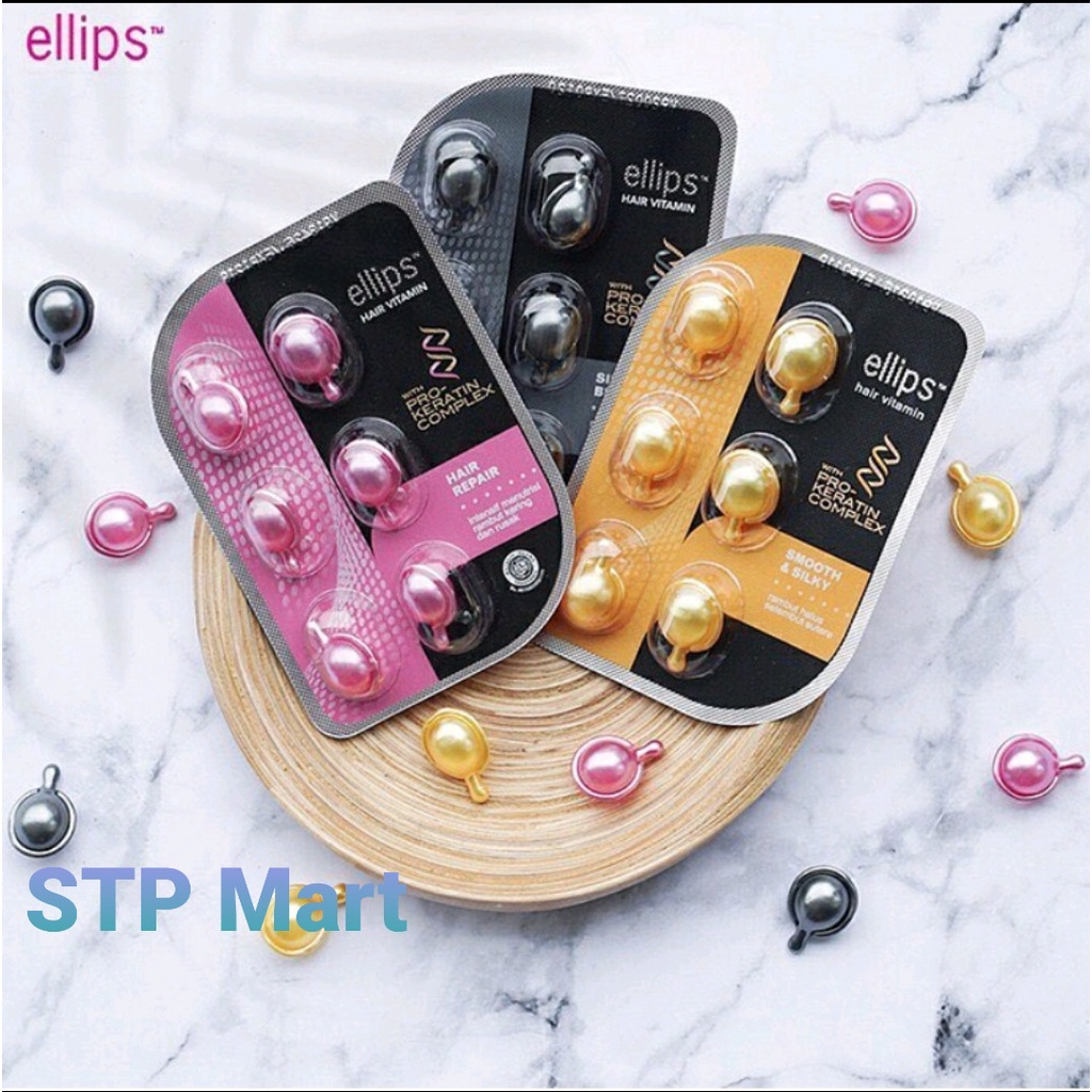 ELLIPS HAIR VITAMIN SACHET ISI 6 // VITAMIN RAMBUT ELLIPS