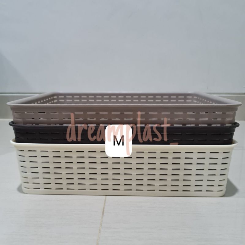 KERANJANG NAMPAN SERBAGUNA DOROTA GREEN LEAF 3303 MINI CONTAINER