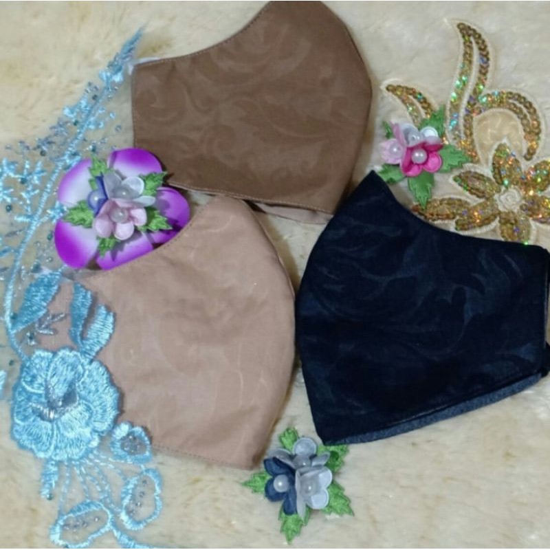 Masker Katun Embos Nude 3 Ply