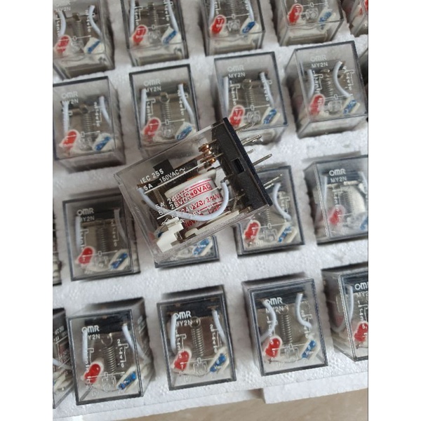 RILAY RELAI RELAY AC 220V 8PIN OMR 8PIN UKURAN SEDANG