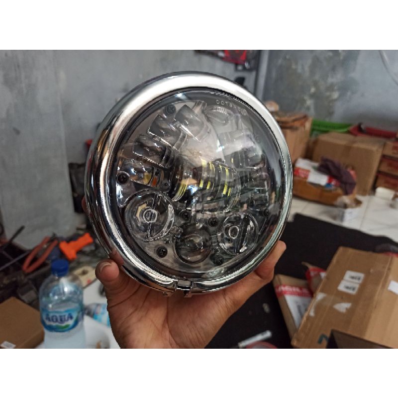 lampu CB lampu jute daymaker batok jute chrome