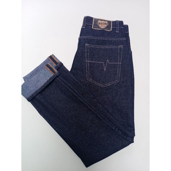 CELANA JEANS SHELSTICH BLUEBLACK COBRA 16 OZ