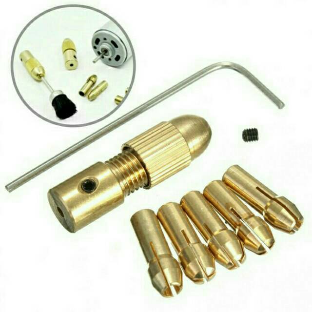Kepala bor kecil drill chuck mini adafter gerinda potong
