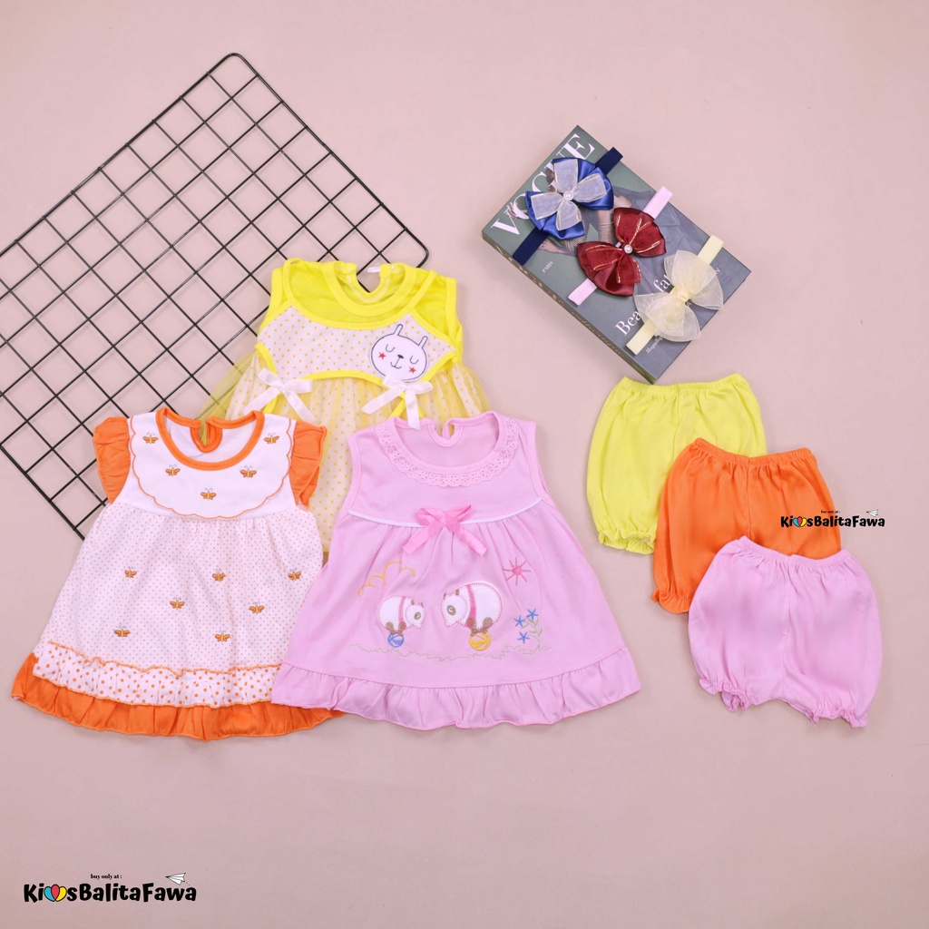 [FREE BANDANA] Setelan Baby Berry 0-12 Bulan / Baju Baby Perempuan Celana Pop New Born Set Tidur Perempuan Lengan Babycinnamon