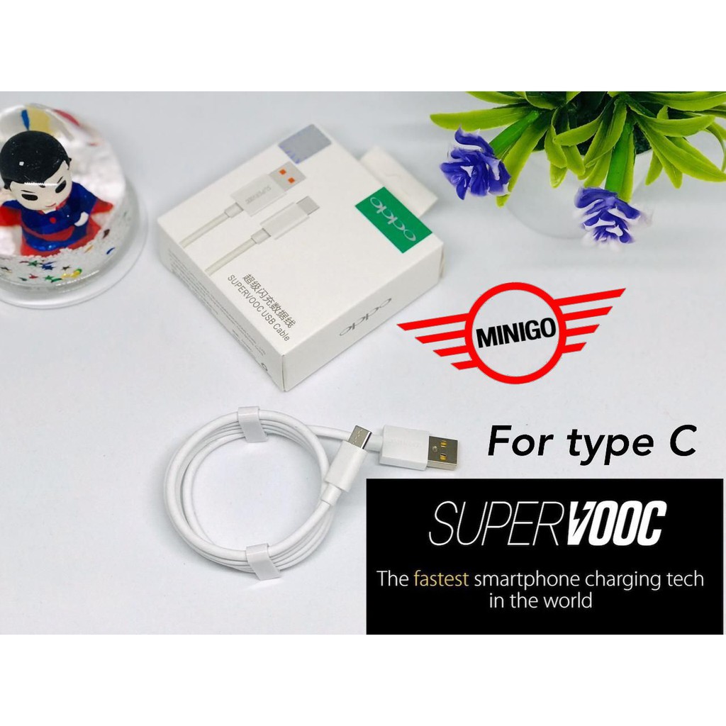 KABEL DATA OPPO TYPE C SUPER VOOC FLASH CHARGING ORIGINAL