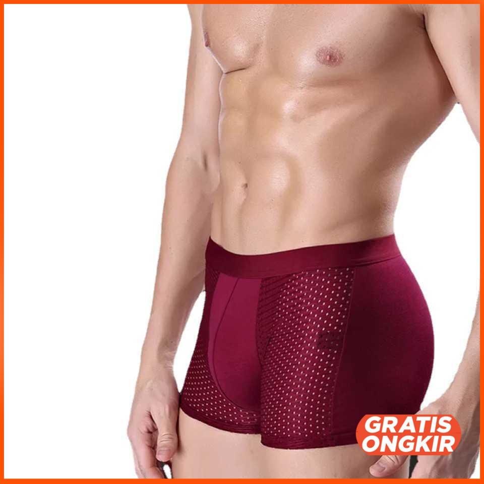 Celana Dalam Boxer Brief Pria Size 4PCS