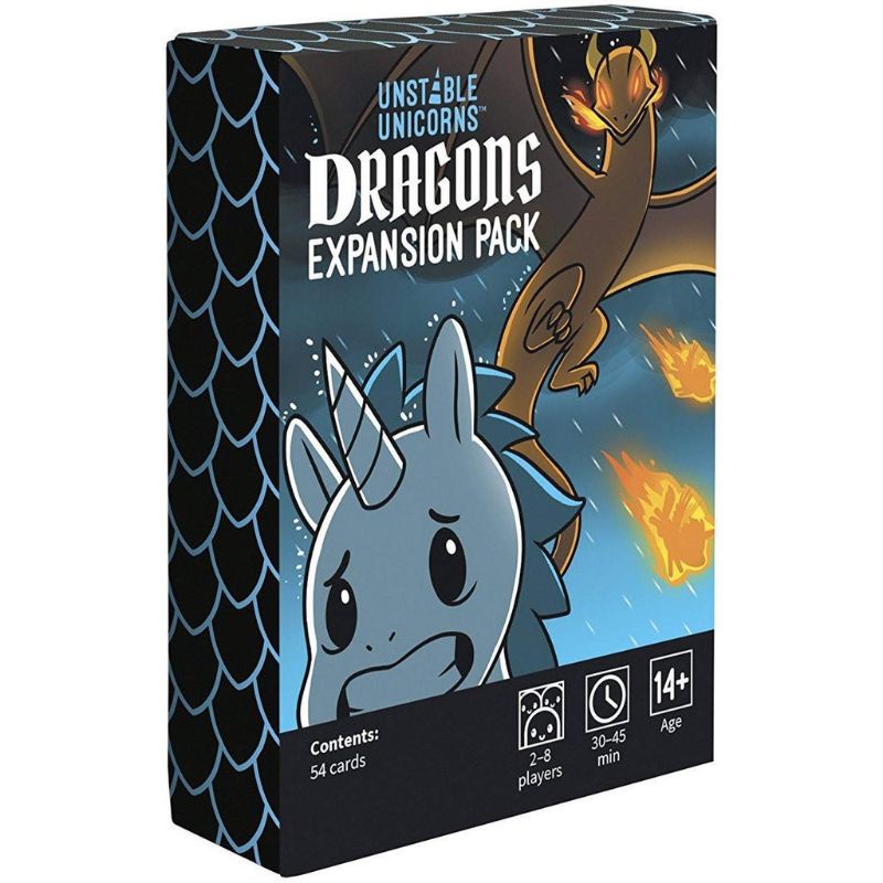 unstable unicorns dragon expansion board game