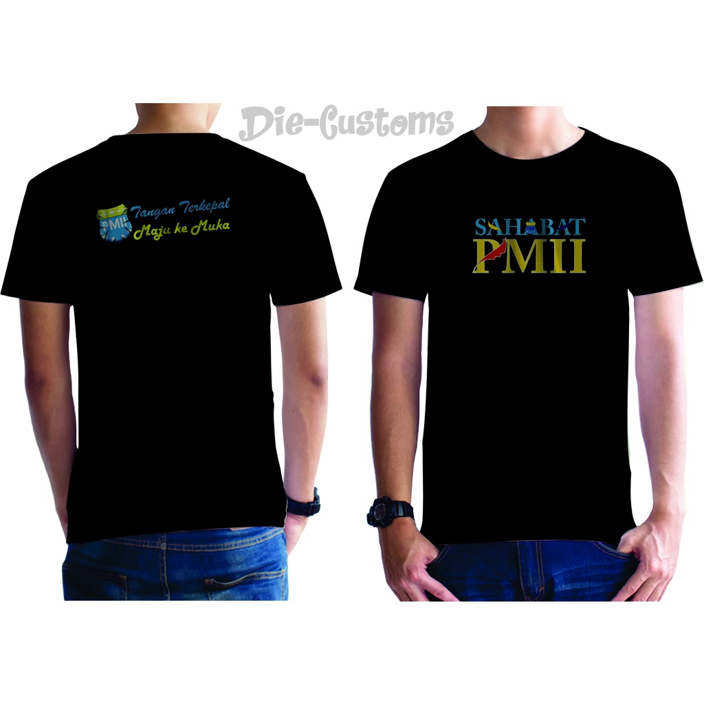 Kaos PMII/Kaos Distro Bandung/Sablon Kaos Satuan/Desain Kaos Suka suka/Free Tambah Nama