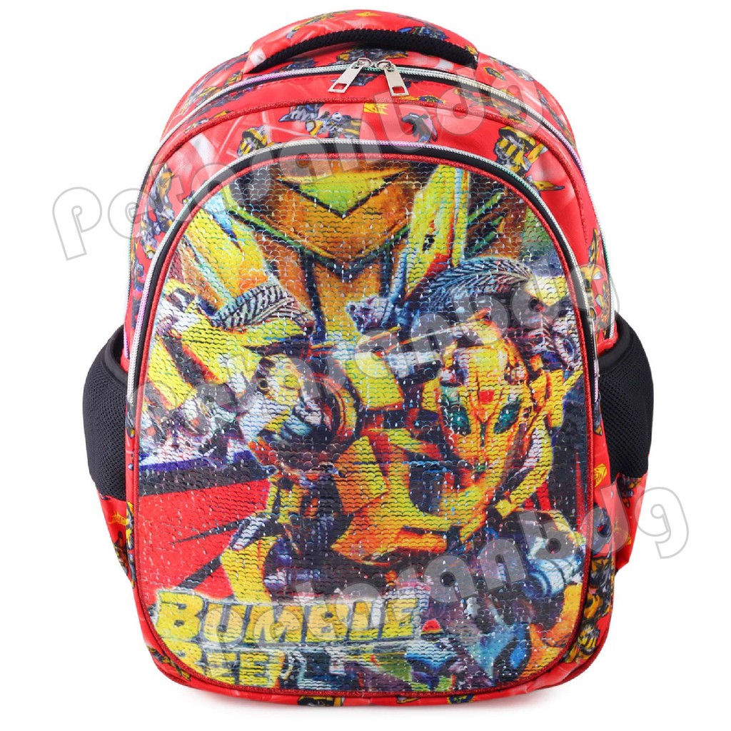 PTS - Ransel USAP Anak Cowo / Laki Laki Karakter AVENGERS &amp; TRANSFORMERS - Ransel Model Usap/Swipe+ BOTOL