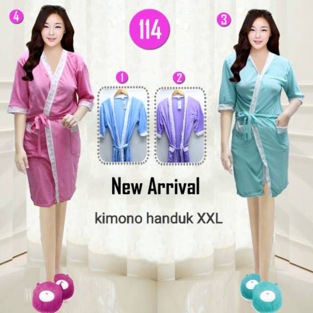 Model Handuk Kimono - Jizzy Shop Baju Handuk Mandi Model ...