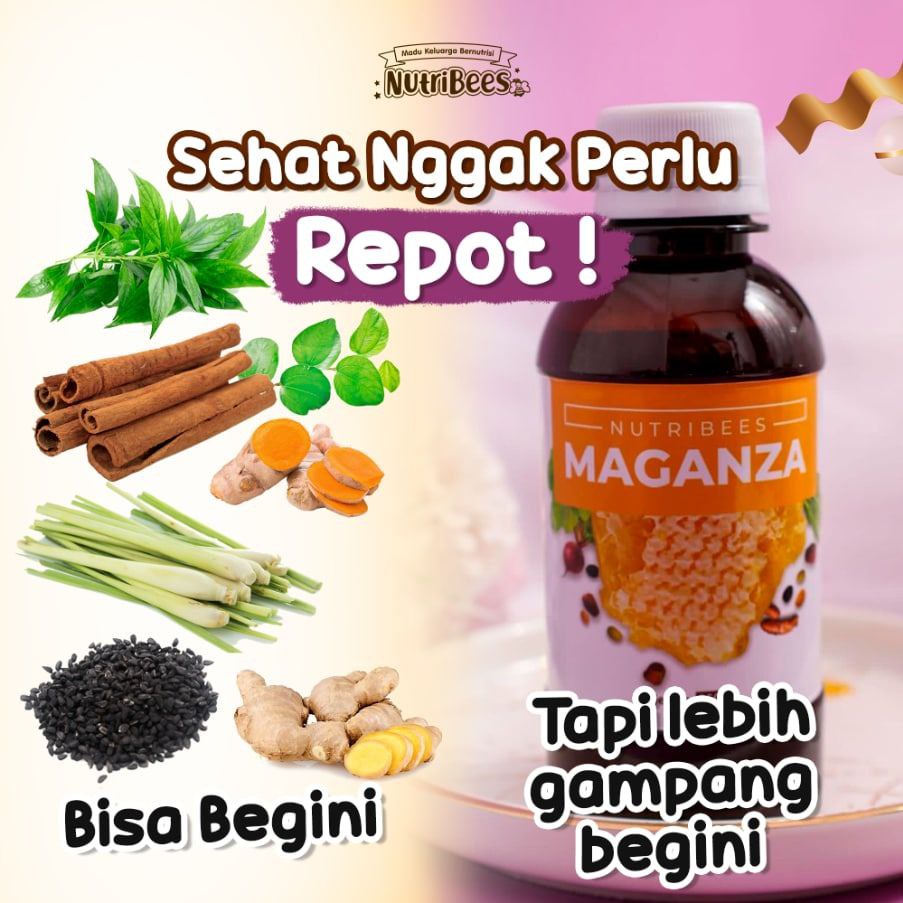 

NUTRIBEES MAGANZA - OBAT ASAM LAMBUNG KRONIS HERBAL AMPUH