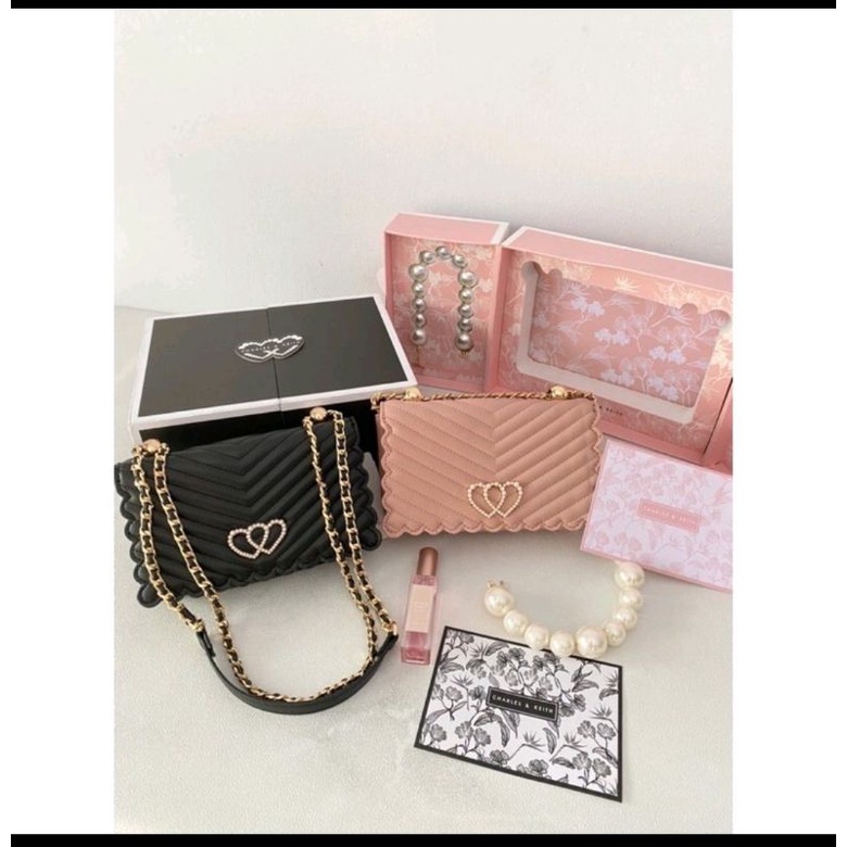 Charles & Keith Giftset Parfume Bag ORIGINAL 100%