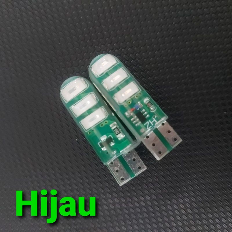 Lampu Sen Jelly T10 Led6 Kedip Atau Diam, lampu LED T10 12v motor mobil